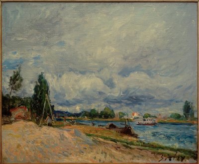 The Banks of the Loing by Alfred Sisley